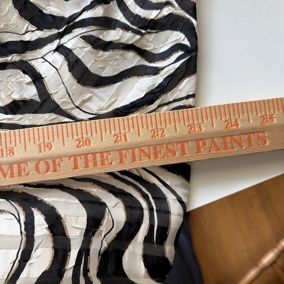 Alex Evenings Blazer Womens Small Silver Black Tie Closure‎ - Picture 8 of 10